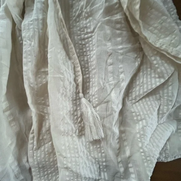 NWT Aerie Seersucker Gauze Tie Cape - Picture 7 of 12